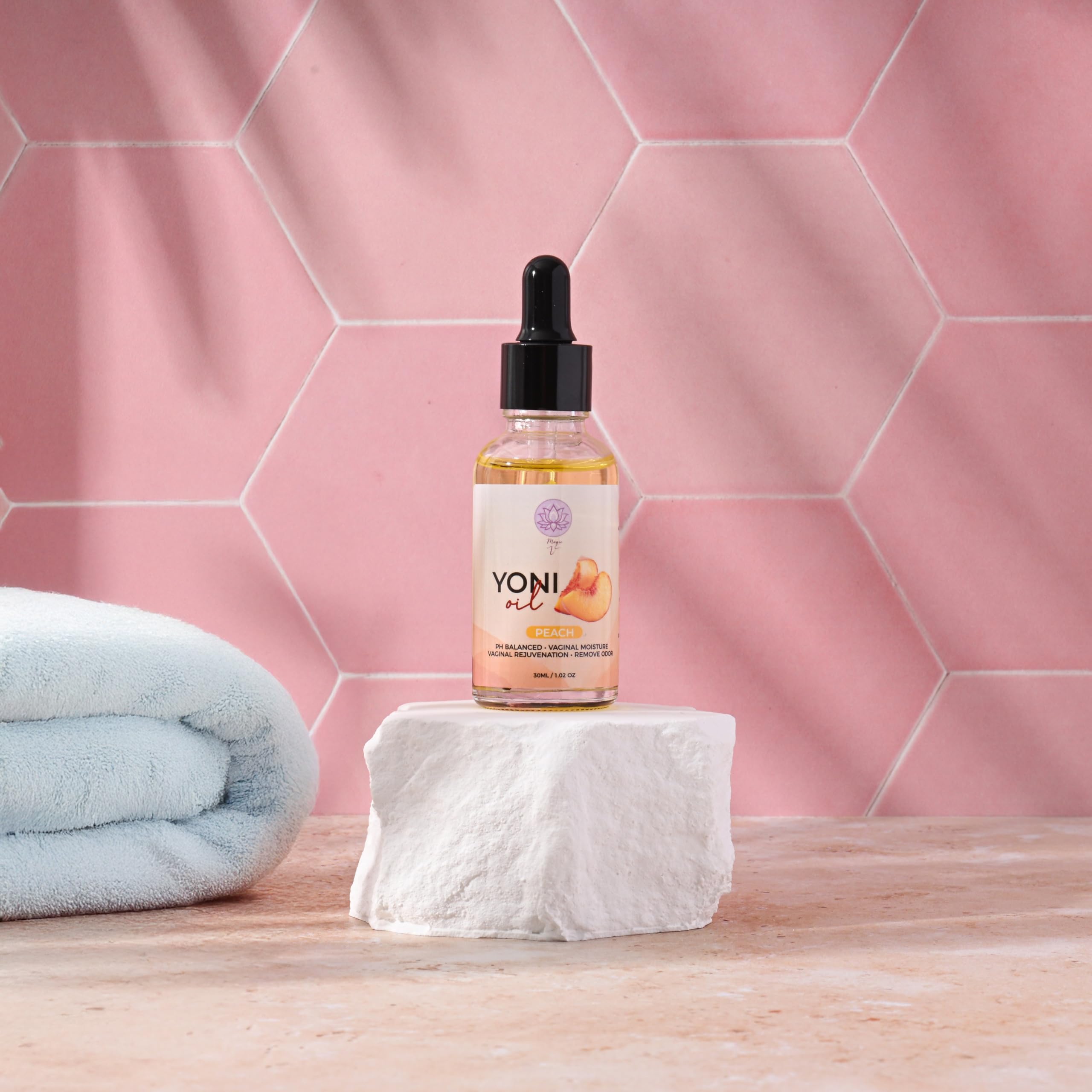 Magic V Steam Yoni Aceite: aroma duradero para una experiencia de cuidado.