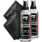 MagicFiber spray de limpieza para anteojos, ideal para eliminar manchas rápidas.