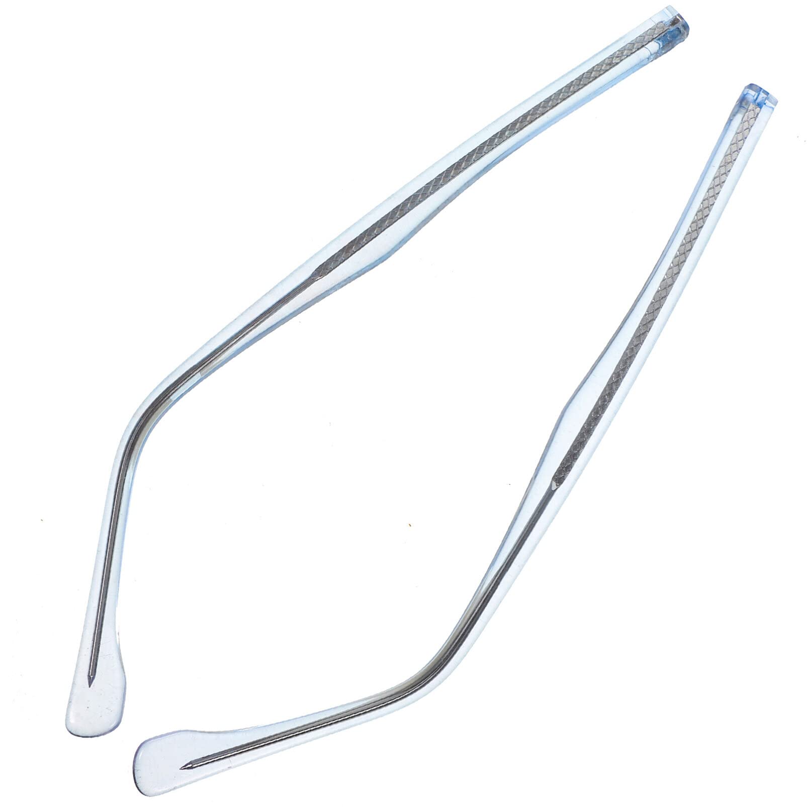 Brazos MAGICLULU de repuesto para anteojos de metal, azul, ajuste cómodo durante todo el día