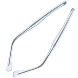 Brazos MAGICLULU de repuesto para anteojos de metal, azul, ajuste cómodo durante todo el día