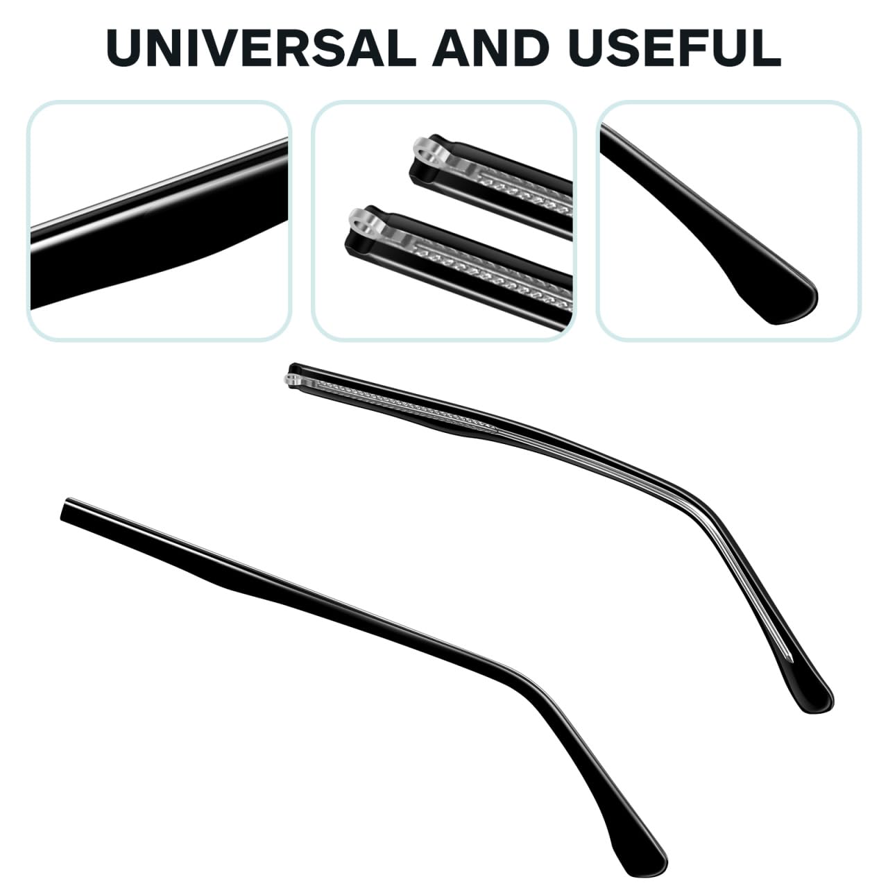 MAGICLULU instalación fácil patilla gafas, cambio rápido sin herramientas