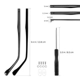 MAGICLULU patilla metal gafas, duradera y adecuada para uso diario