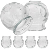 Magiclulu conjunto de ventosas de vidrio grueso de 6 piezas para masaje en casa.