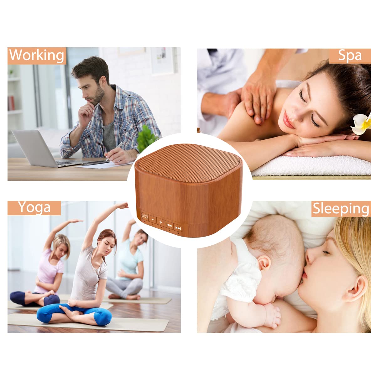 Magicteam Maquina diseño compacto ideal para dormitorio, oficina y viaje
