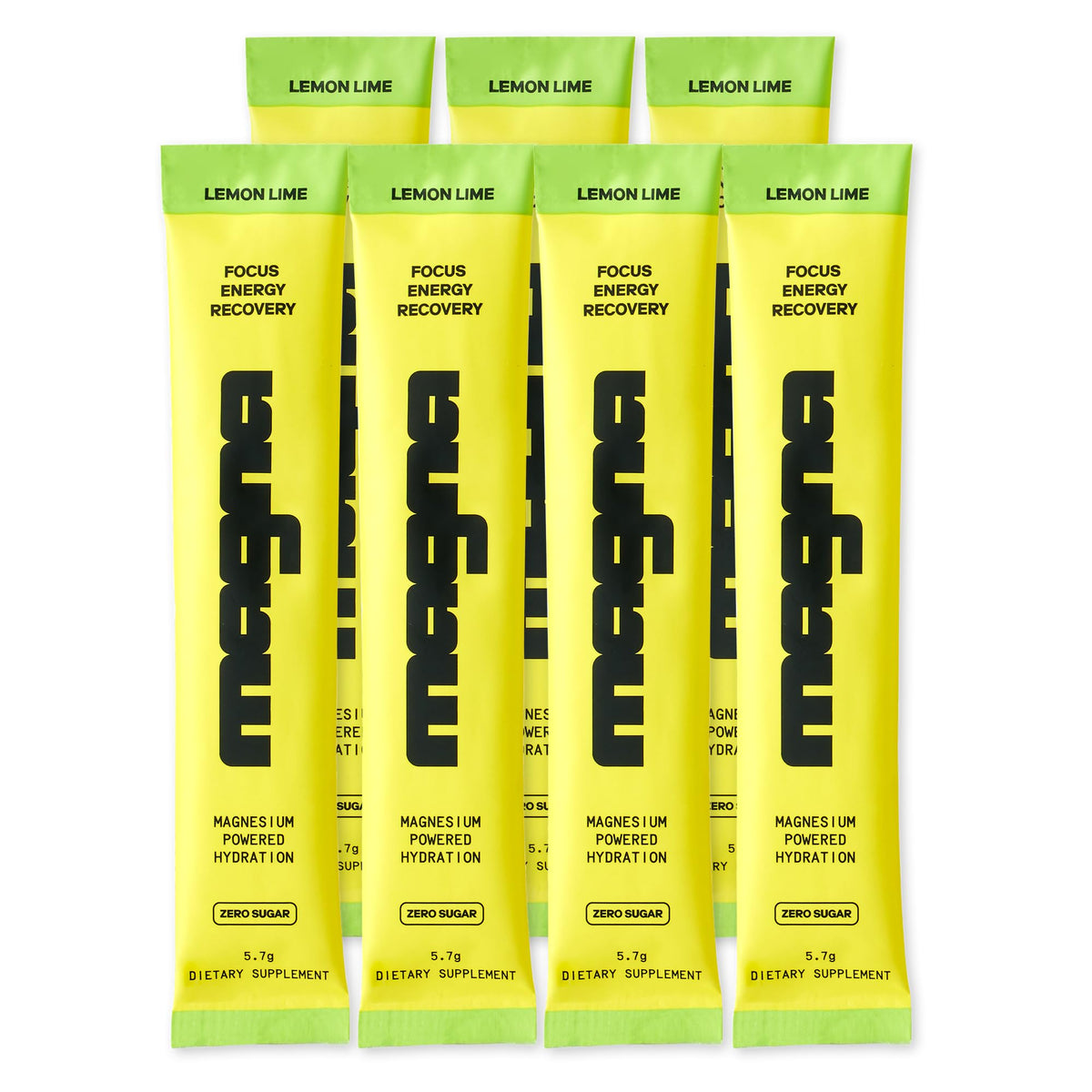 Magna polvo electrolitos sabor limón lima para hidratación rápida durante entrenamientos