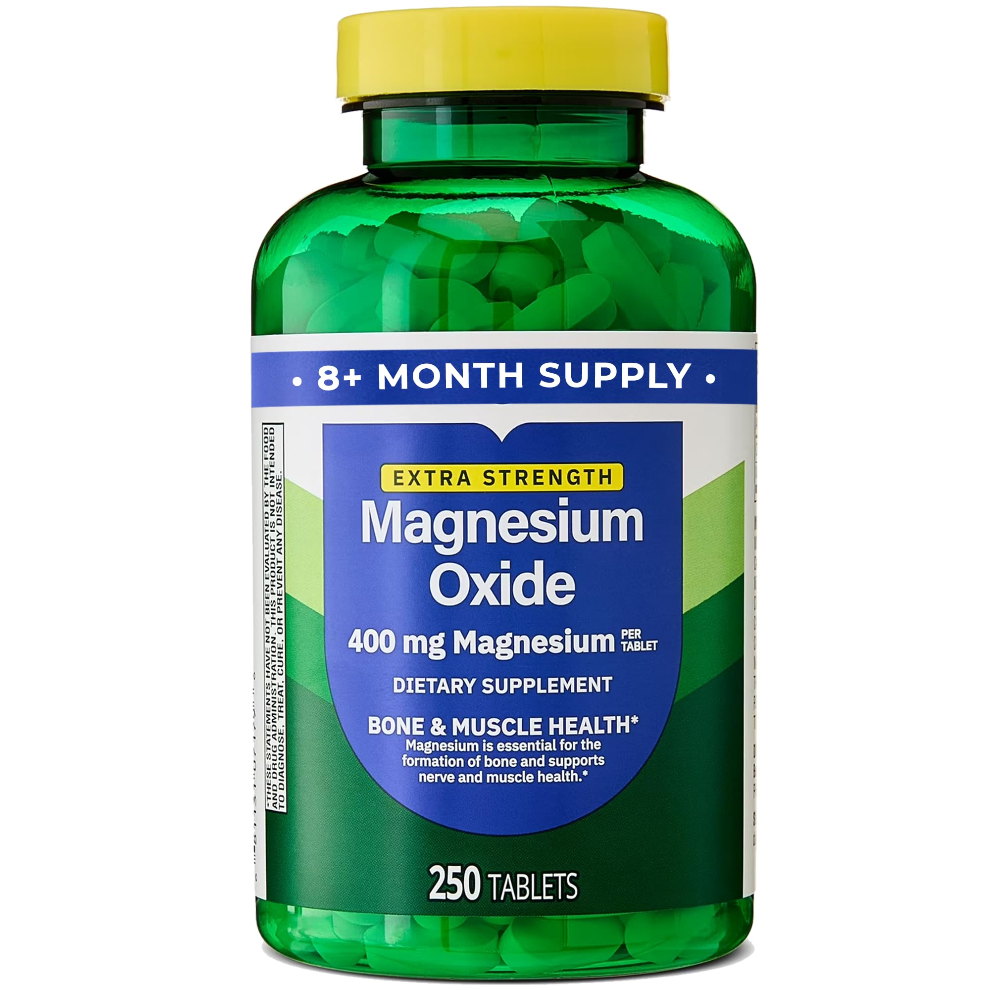 Estilo de vida activo con magnesio oxide 400 mg