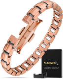 Brazalete de cobre MagnetRX para mujer EllipseMAX, diseño elegante para uso diario.