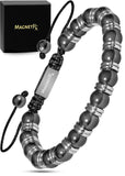 Pulsera MagnetRx hematita 8mm detalle elegante para uso diario