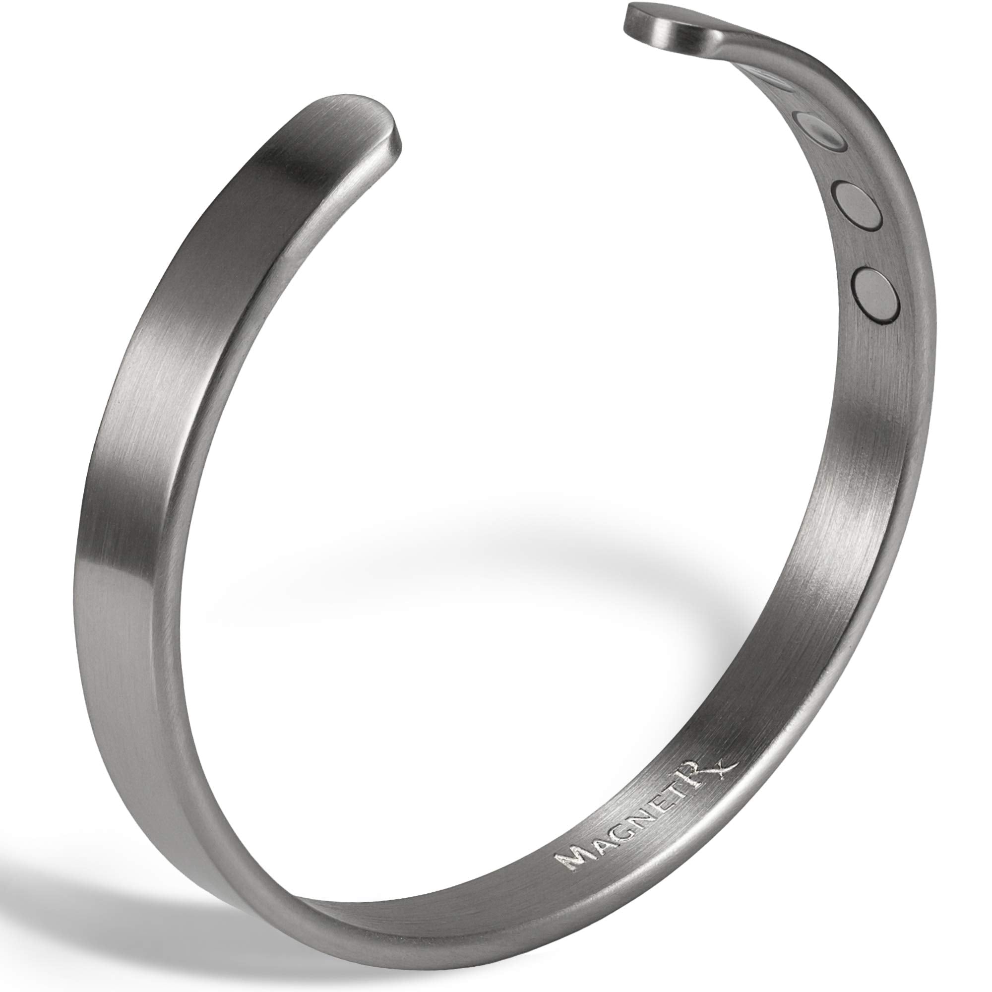 Pulsera magnética MagnetRX para hombre en acero inoxidable, diseño elegante