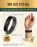 Brazalete MagnetRX resistente al agua y al sudor para uso diario.