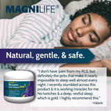 MagniLife Crema Piernas Ingredientes Homeopáticos: contiene soporte suave para dormir