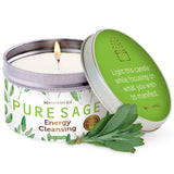 Vela Magnificent 101 salvia blanca de 6 oz, ideal para purificar espacios.