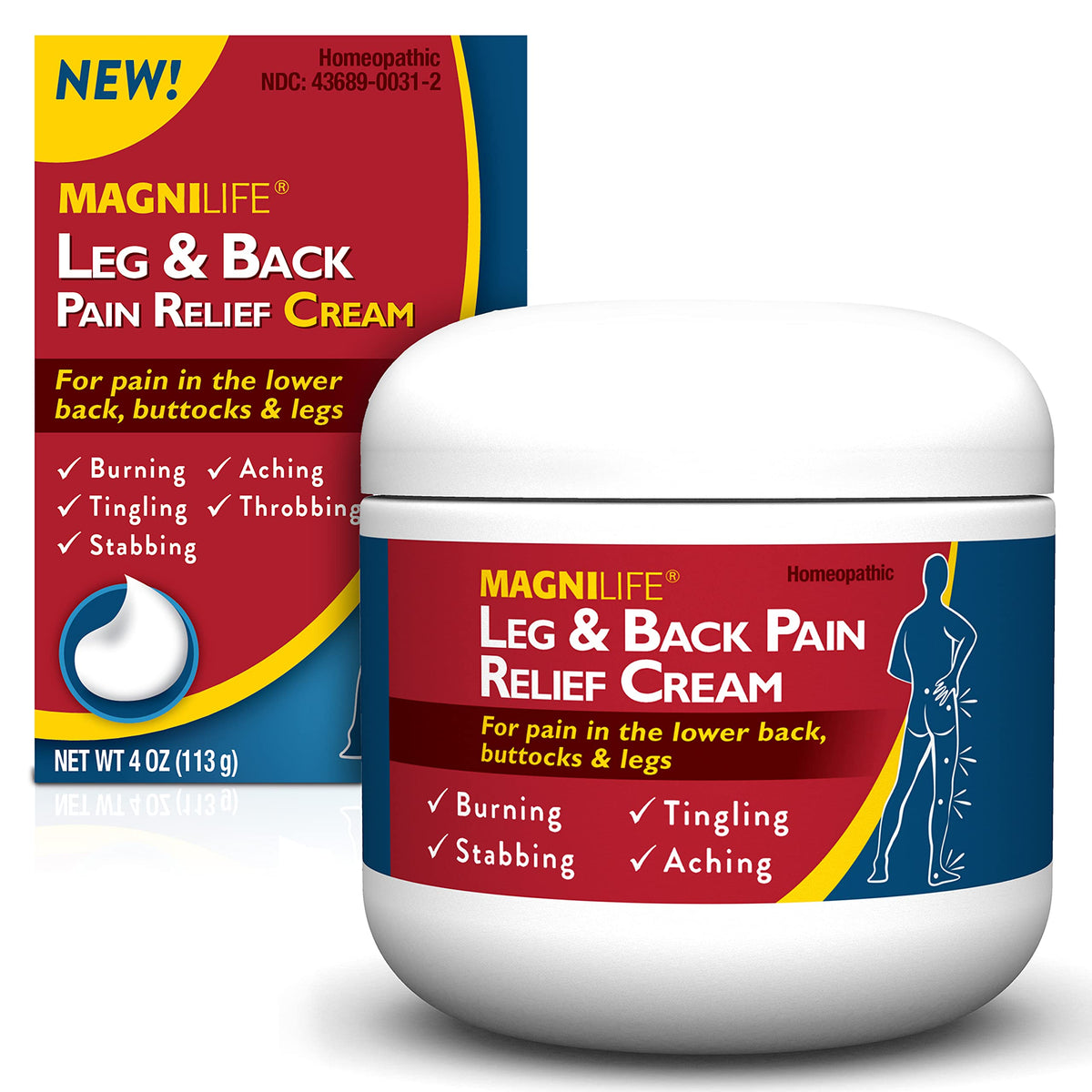 MagniLife crema alivio-dolor-piernas-espalda ideal para movilidad diaria sin residuo.