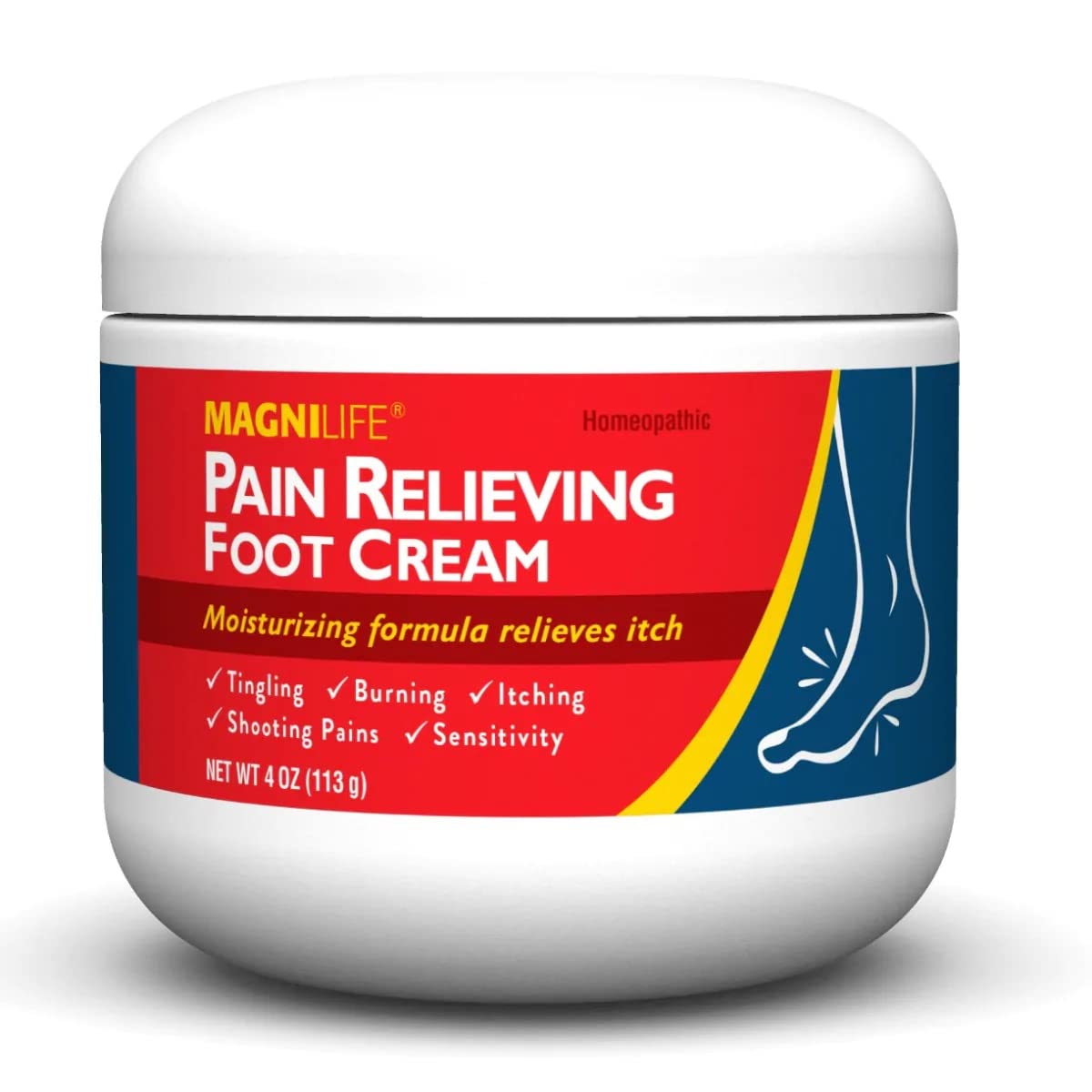 MagniLife crema-pie en botella para alivio del dolor en los pies
