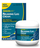 MagniLife Crema Relajante para Piernas, frasco de 4 oz, alivio para inquietud nocturna.