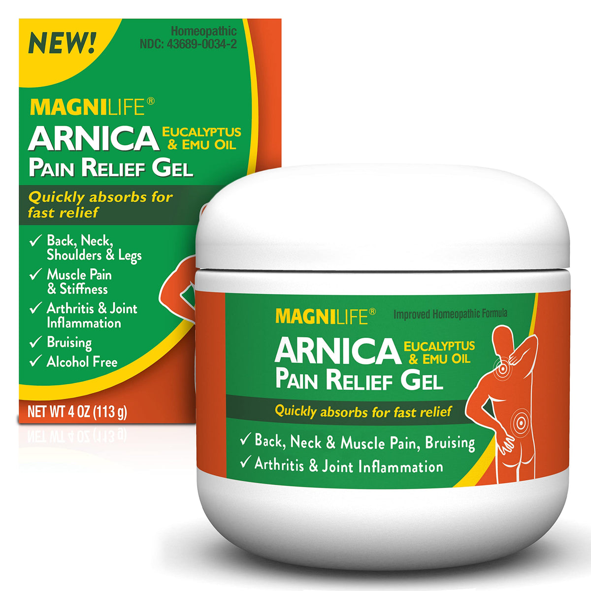 MagniLife Arnica Gel alivio en cuello para molestias diarias