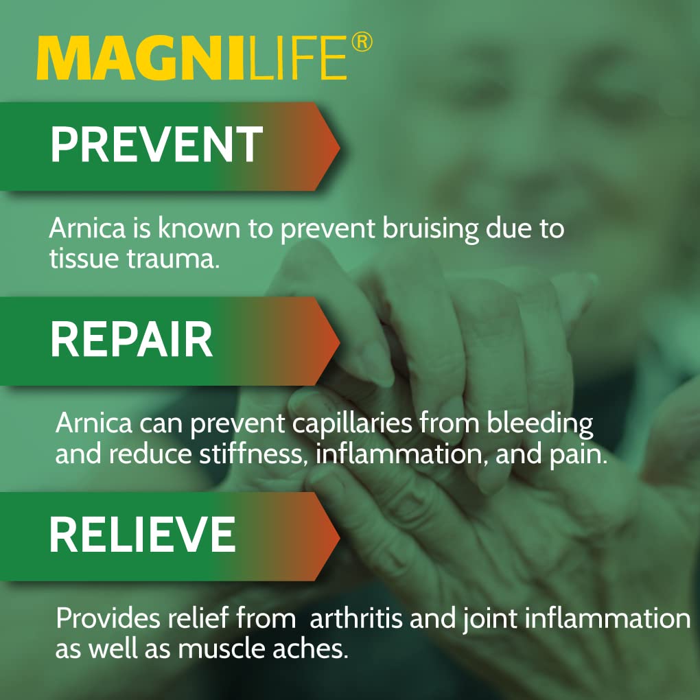 MagniLife Arnica Gel alivio de espalda para movilidad diaria