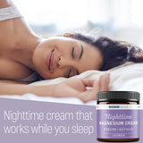 Magnum Solace frasco crema magnesio nocturna, dosis concentradas para uso diario.