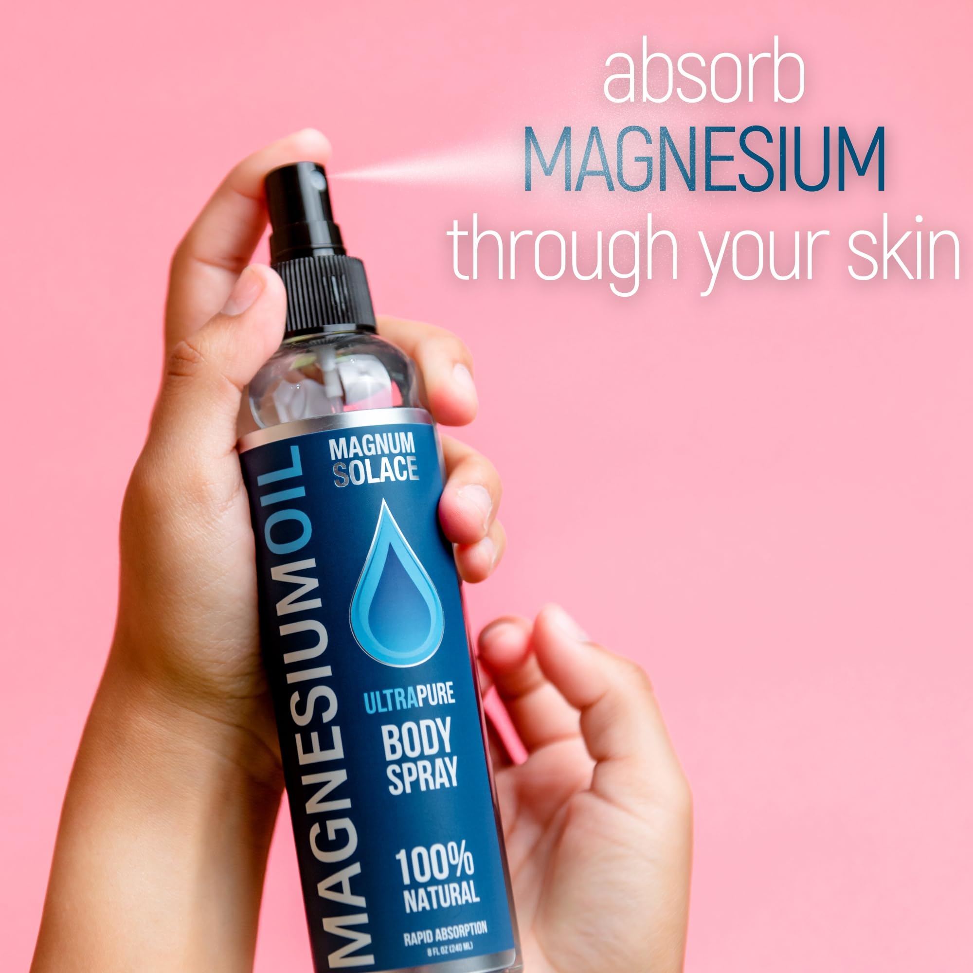 Magnum Solace origen marino magnesio: fuente natural y pura