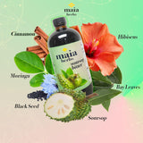 Maia Herbs: detalle del envase para almacenamiento práctico.
