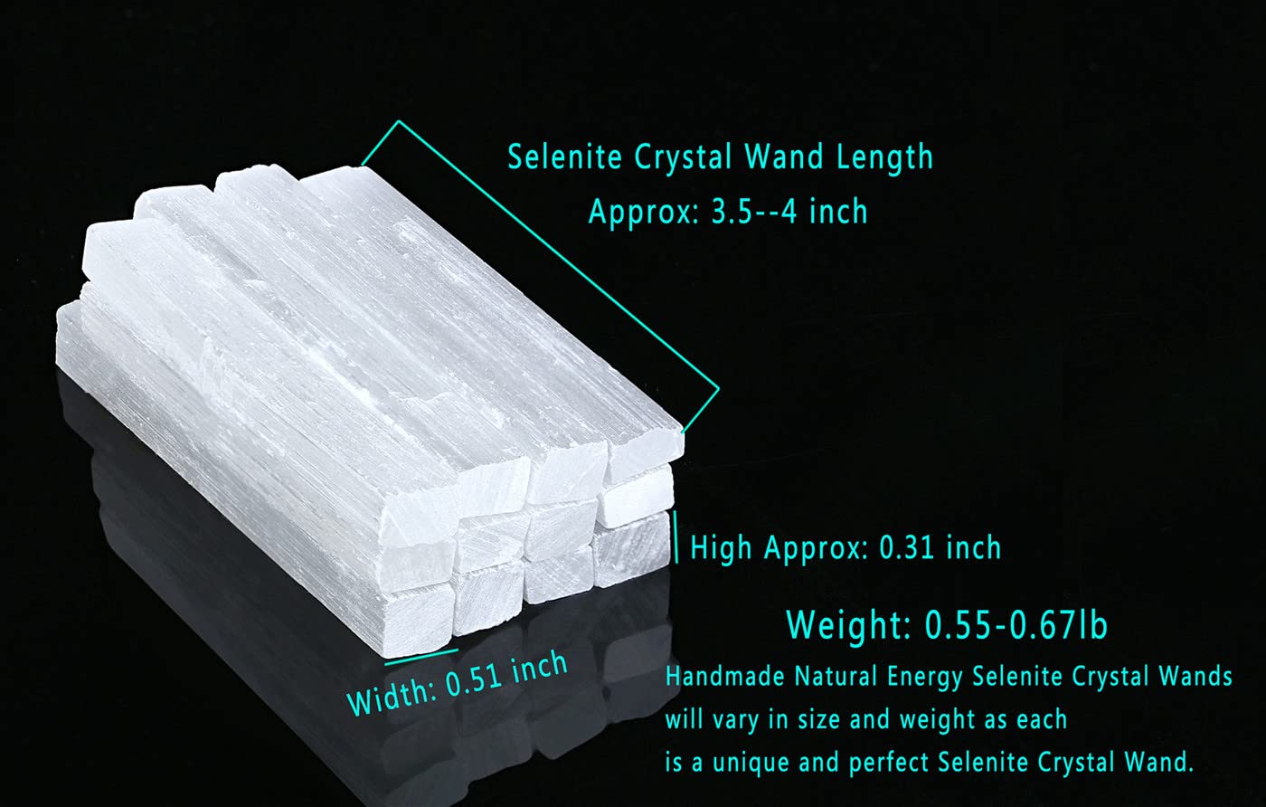 MAIBAOTA placa carga selenita para reiki y recarga de otros cristales.