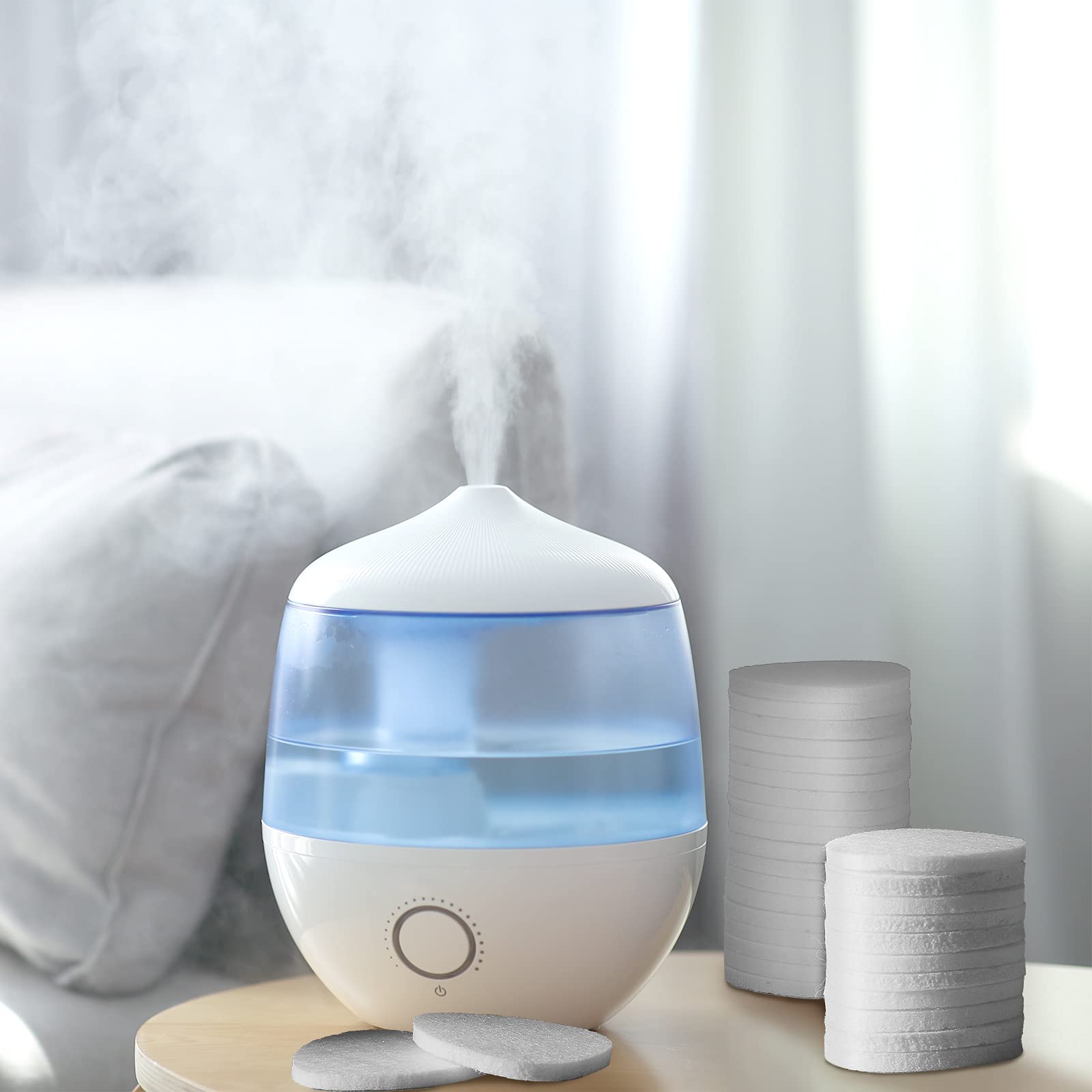 Maitys compatibilidad con humidificadores y purificadores para uso versátil.