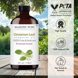 Majestic Pure canela: gotero integrado para controlar la dosis y evitar desperdicios.