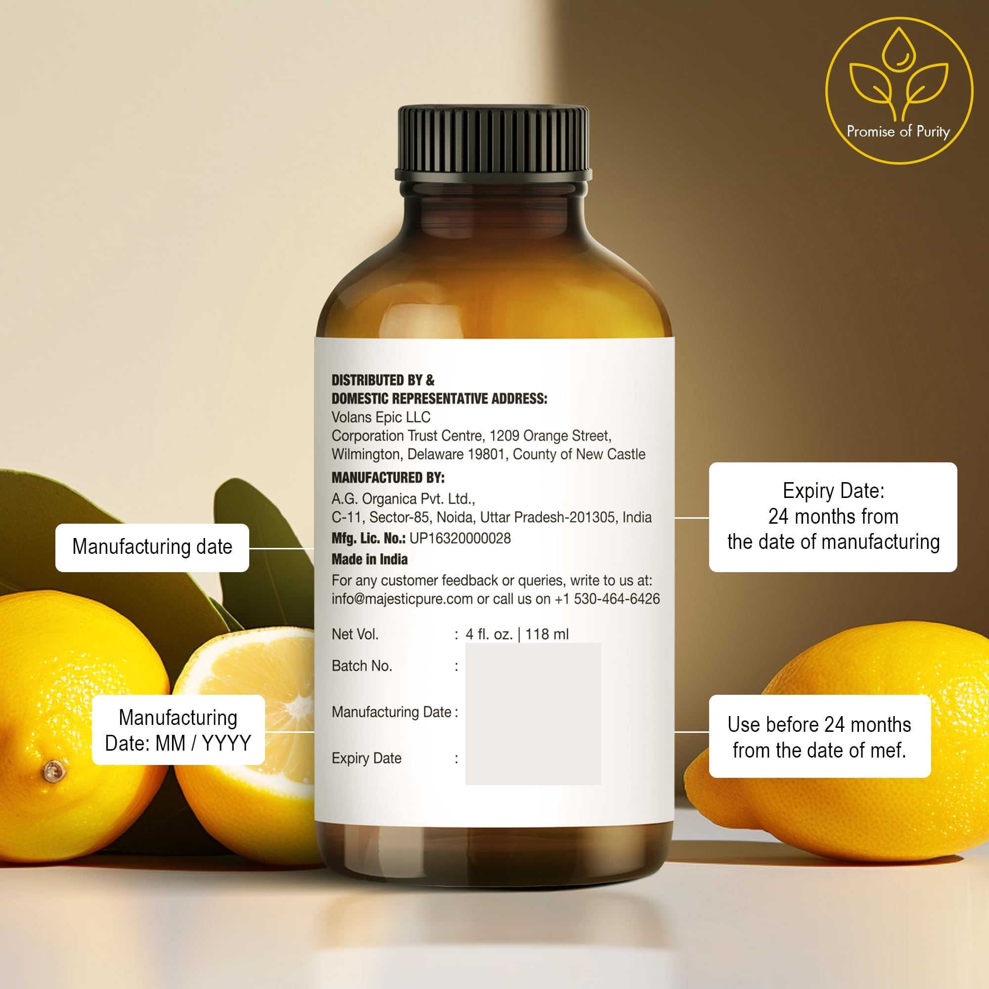 Aplicación cosmética artesanal con Majestic Pure para jabones y velas