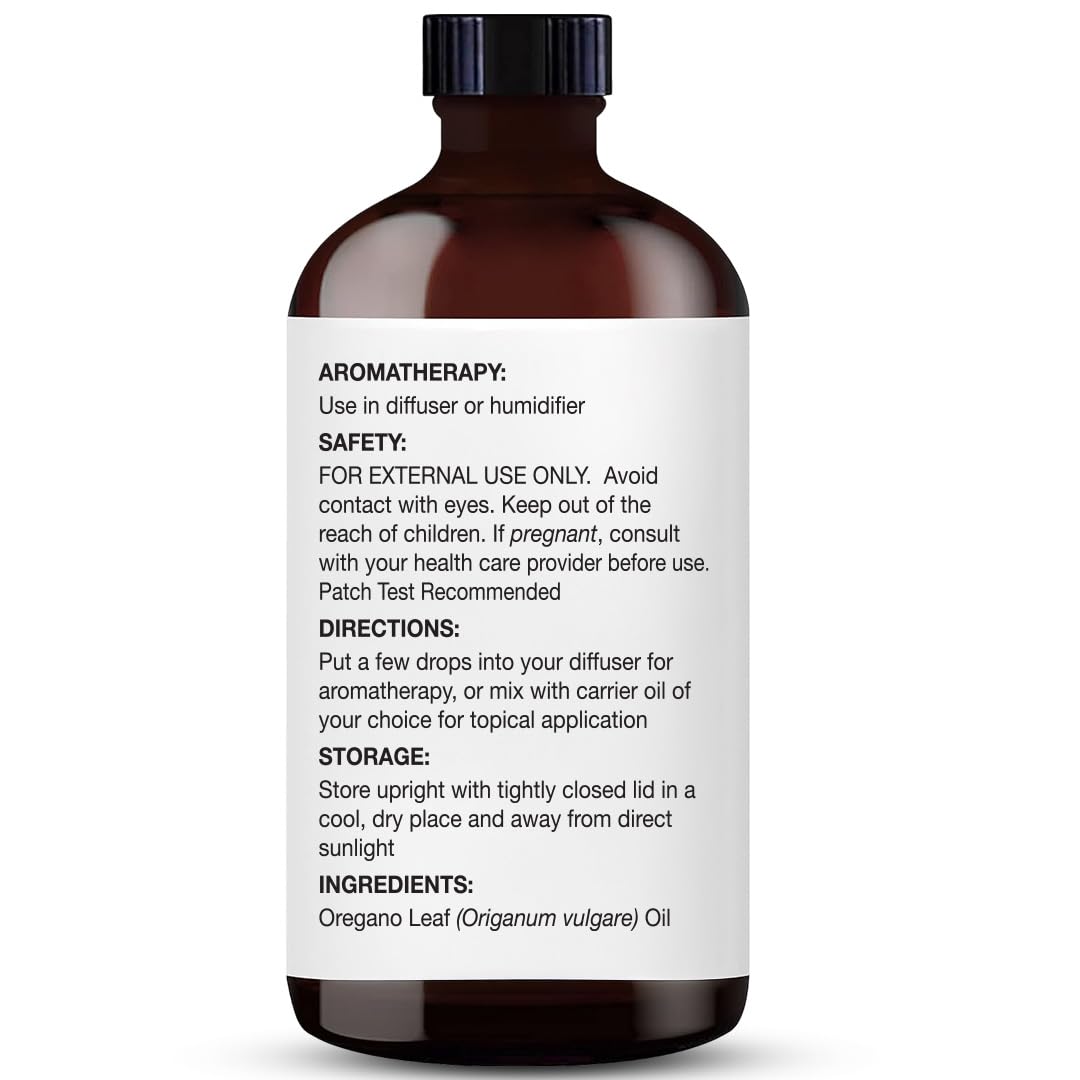 Aplicación de gotas de Majestic Pure Aceite de oregano para aromaterapia suave