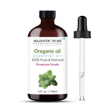 Majestic Pure Aceite esencial de oregano con gotero en vidrio para difusor