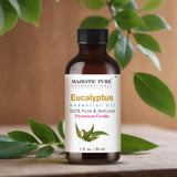 Majestic Pure Aceite Eucalipto con cuentagotas para dosificar con precisión