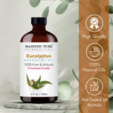 Majestic Pure Aceite Eucalipto uso para aromaterapia en difusor