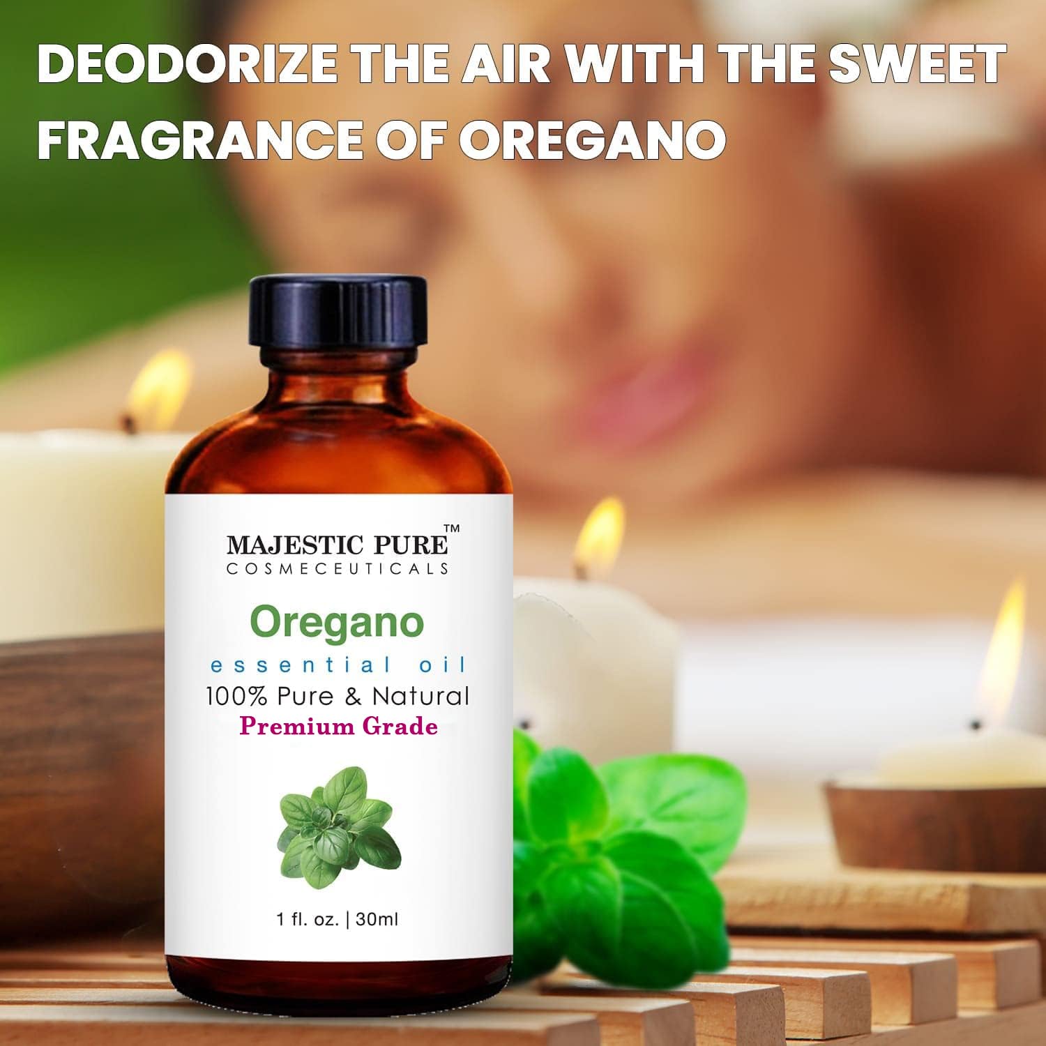 Majestic Pure Aceite de Orégano aroma herbal para difusión