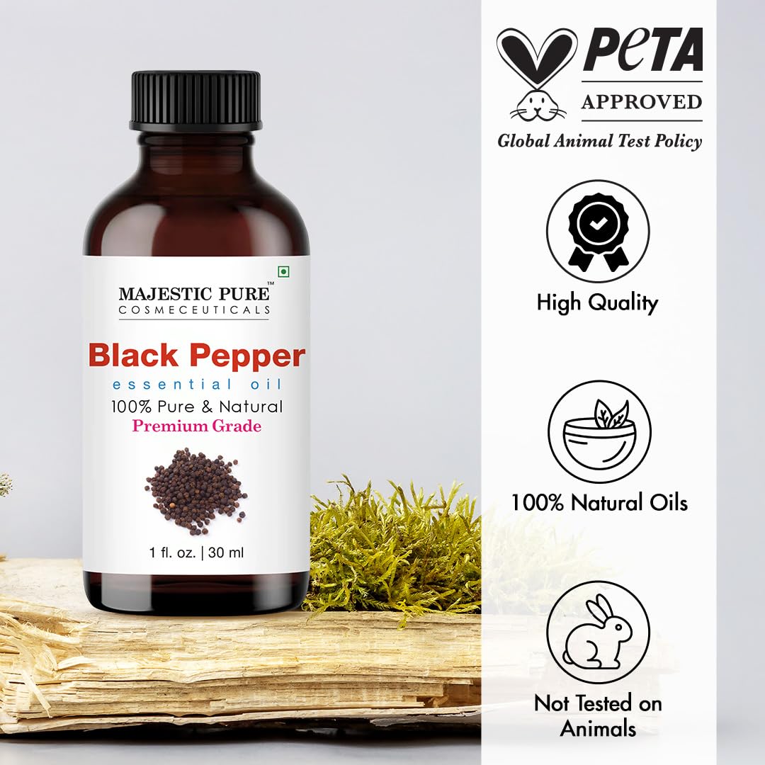 Majestic Pure Esencia de pimienta negra para aromas en hogar.