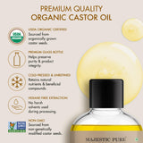 Hidratación profunda para el cabello, ayudando a brillo y flexibilidad con Majestic Pure.