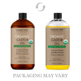 Majestic Pure Aceite de Ricino para cabello, aporta nutrición e hidratación.