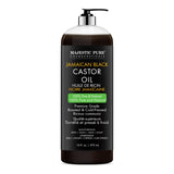 Majestic Pure Aceite de Ricino Negro Jamaicano para piel, hidrata y suaviza.