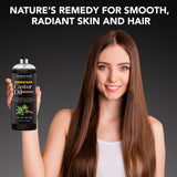 Majestic Pure Aceite de Ricino Negro Jamaicano, portador ideal para aceites esenciales.