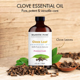 Majestic Pure Clavo aceite para difusor y aromaterapia en casa.