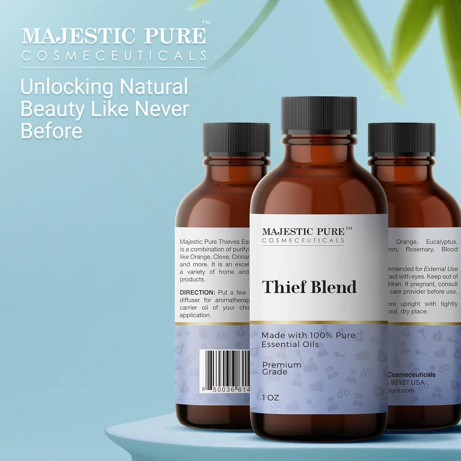 Producto sin crueldad y ético de Majestic Pure.