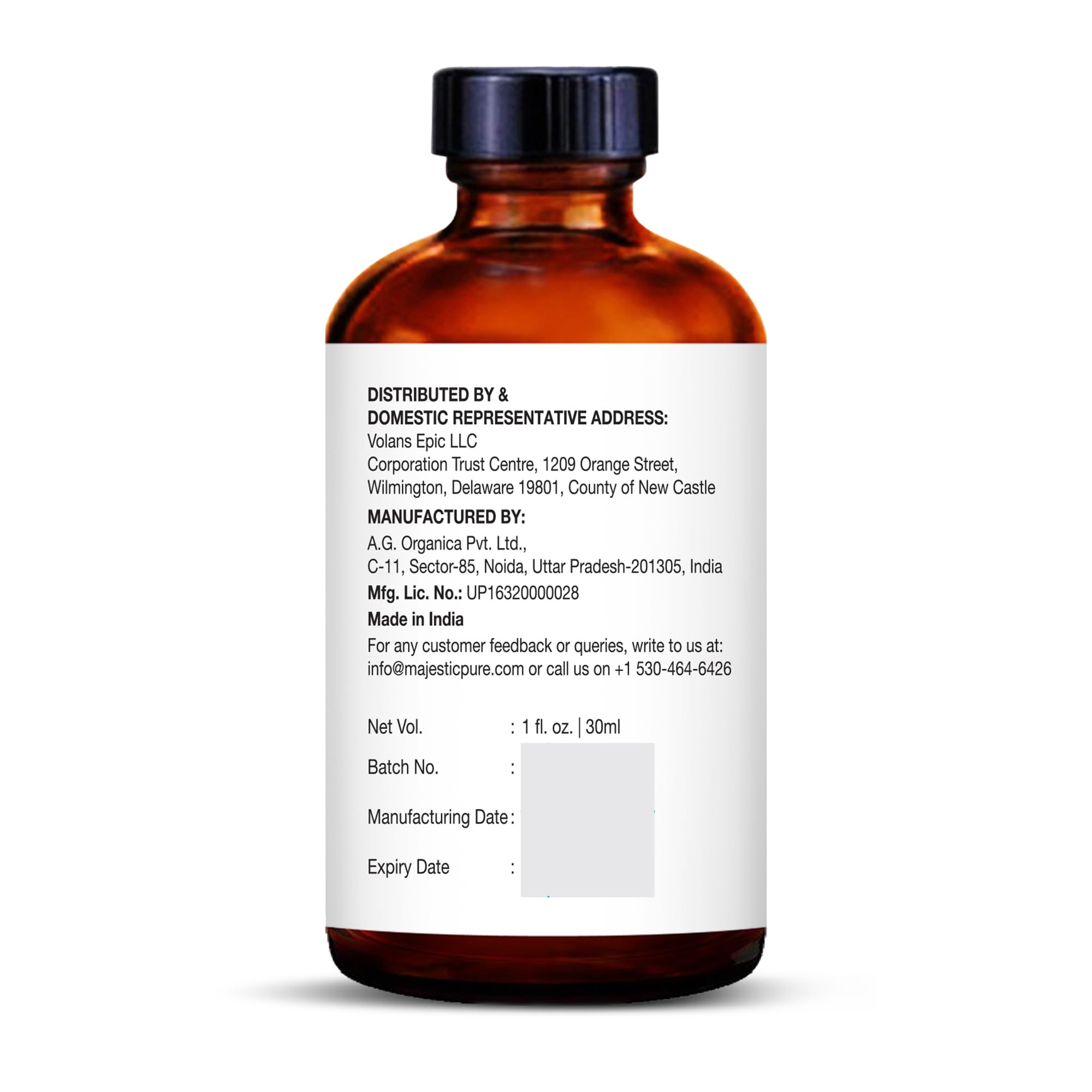 Majestic Pure Tea Tree Oil con garantía de laboratorio independiente.