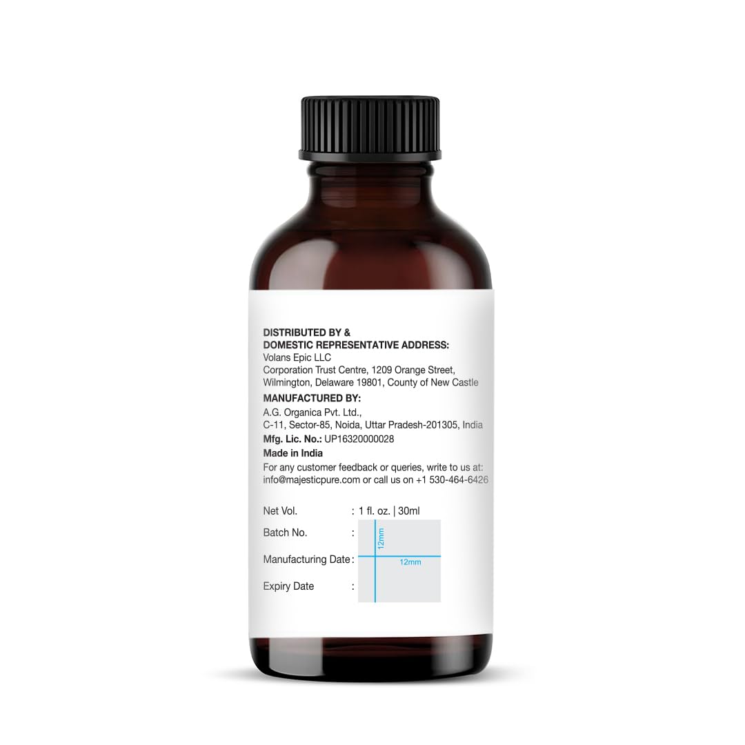 Majestic Pure Aceite de Naranja Brasileño con gotero para velas artesanales.
