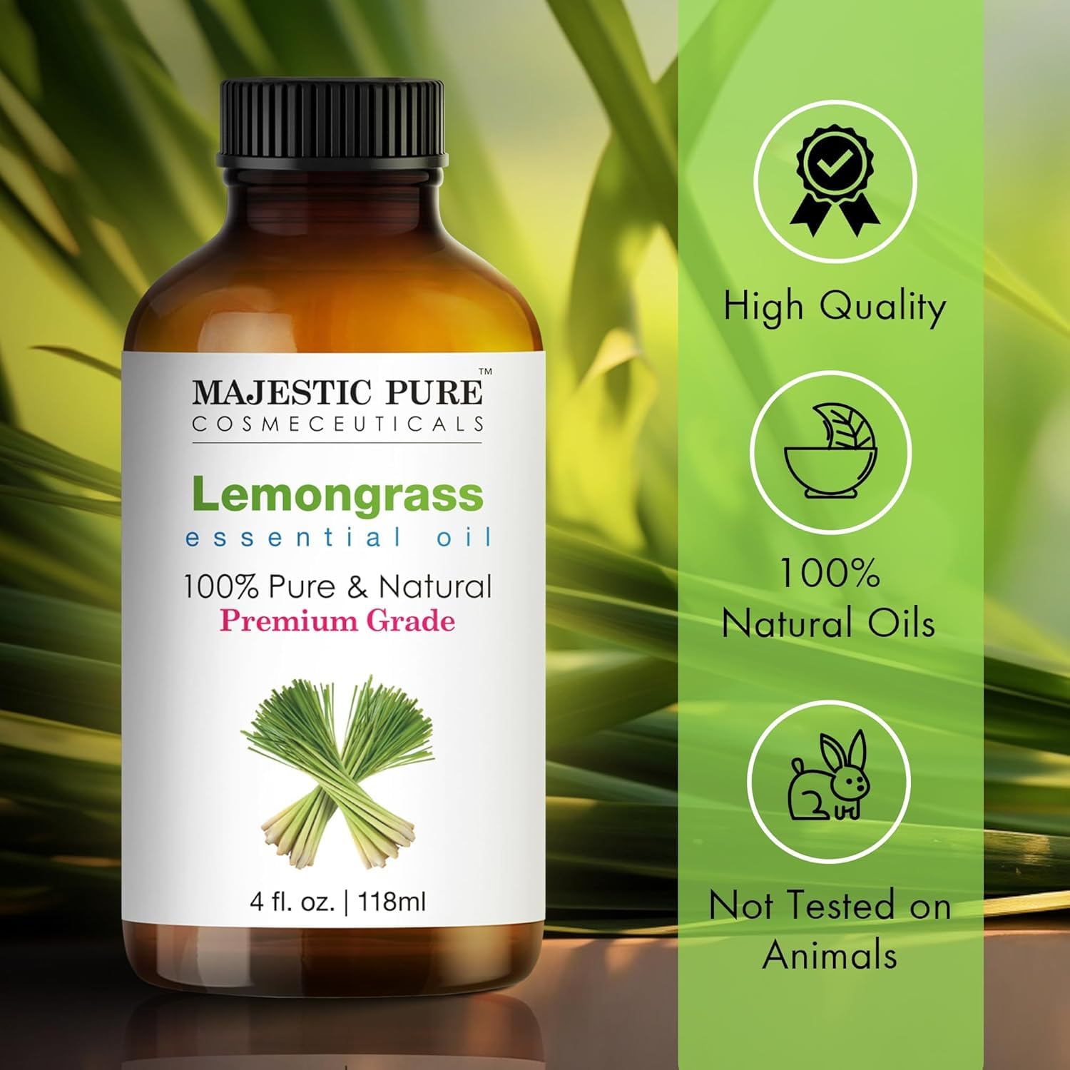 Majestic Pure Aceite de Limón, difusor-uso diario para ambientes frescos