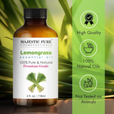 Majestic Pure Aceite de Limón, difusor-uso diario para ambientes frescos