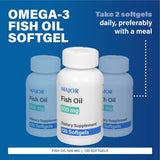 MAJOR dosis diaria de dos cápsulas para apoyar Omega-3 de la dieta.