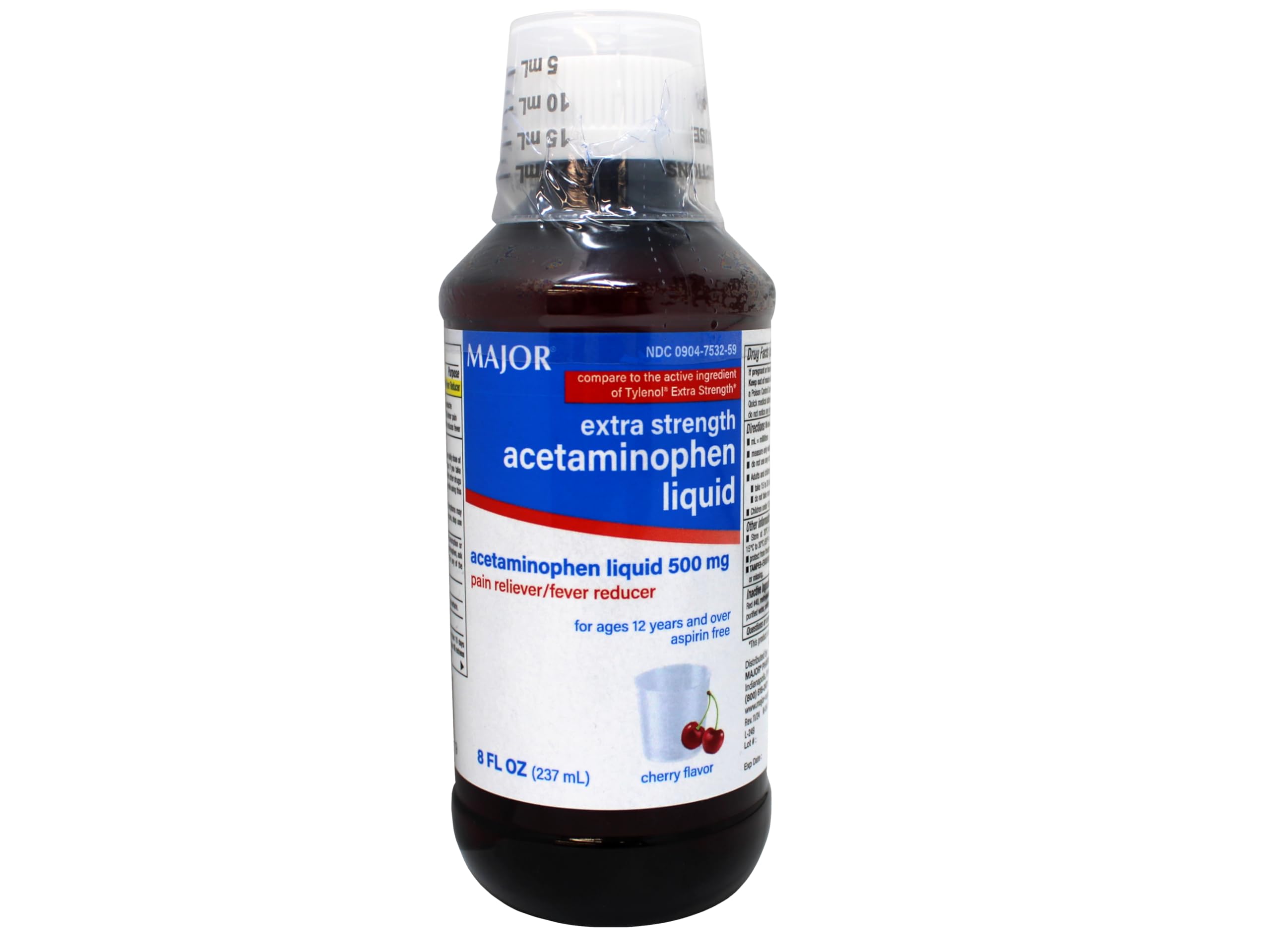 MAJOR acetaminofén líquido para adultos, uso doméstico seguro en casa