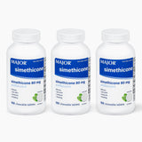 MAJOR alivio-gases-80mg-tabletas-masticables: uso diario tras las comidas.