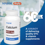 Major calcio tabletas 600mg, estilo de vida saludable con suplementos.