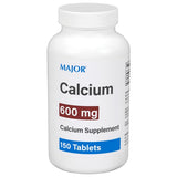 Major calcio tabletas 600mg, vista frontal de las tabletas para uso diario.