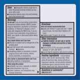 Major Cough and Cold HBP Tablets dosis en mano para referencia rápida.